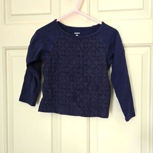 3/$10 Carter's long sleeve shirt size 24 m
